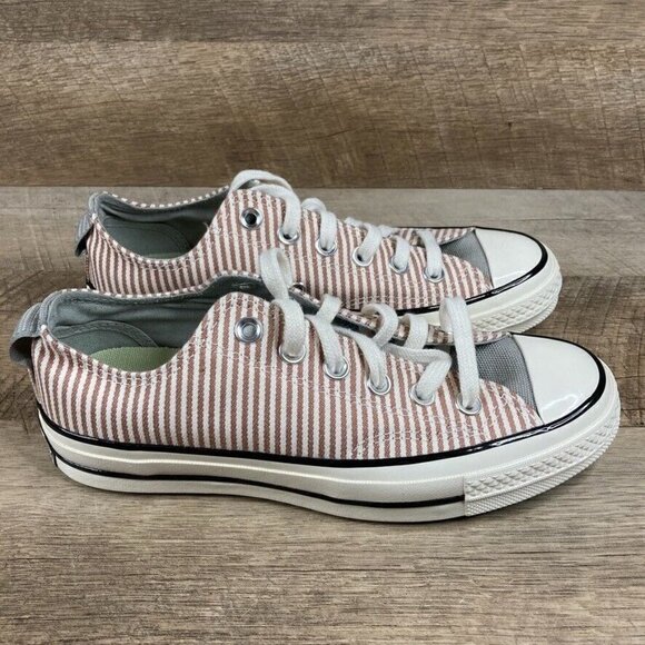 Converse Chuck 70 Crafted Stripe Clay Womens Sz 6.5 Shoes A00474C Sneakers NEW - Picture 2 of 9